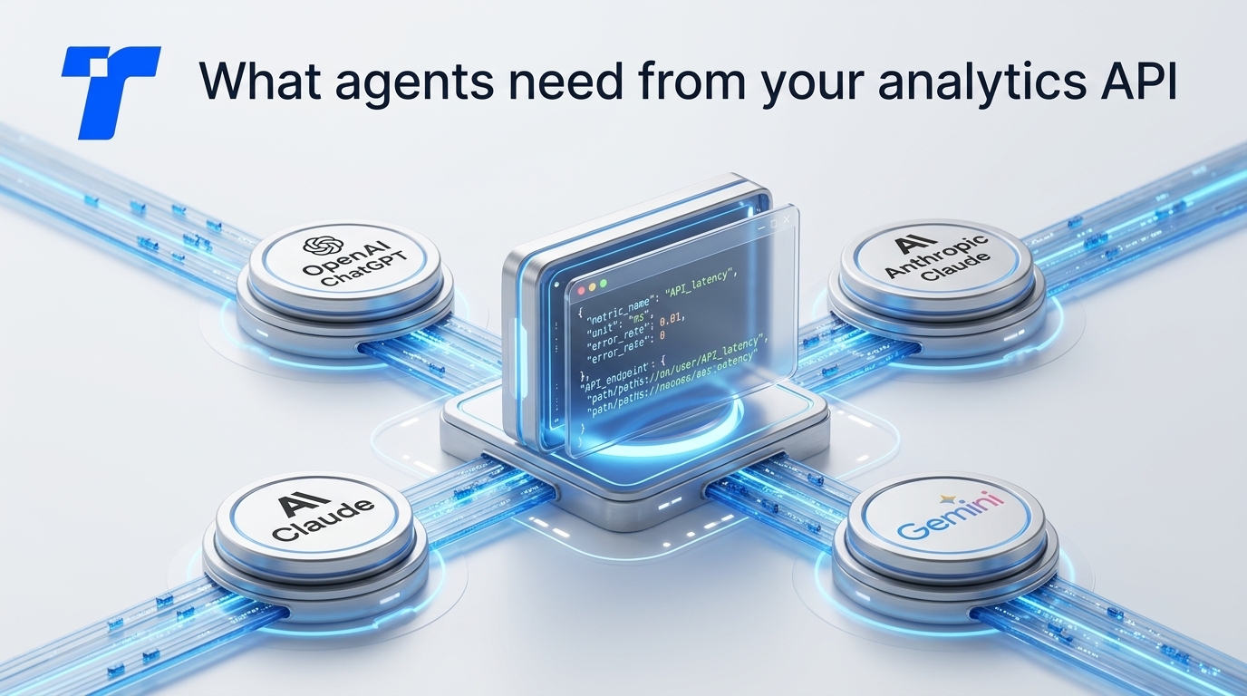 AI Guide on what agents need from your analytics API banner
